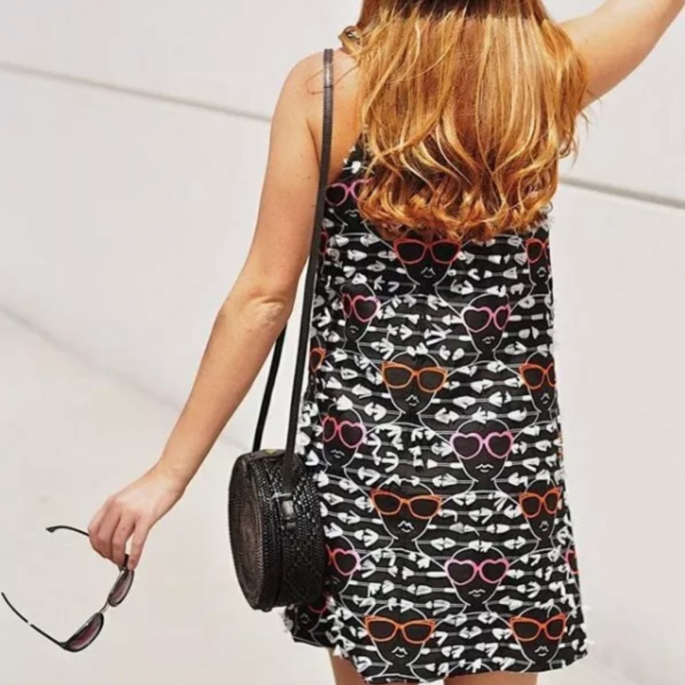 Anthropologie hutch sunglasses pattern shift dress